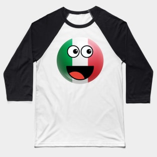 Italian Smiley Baseball T-Shirt